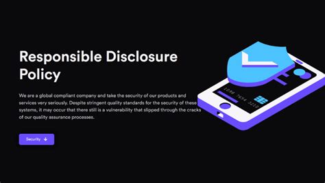 Let us know as soon as you discover a. . Responsible disclosure swag r h eu